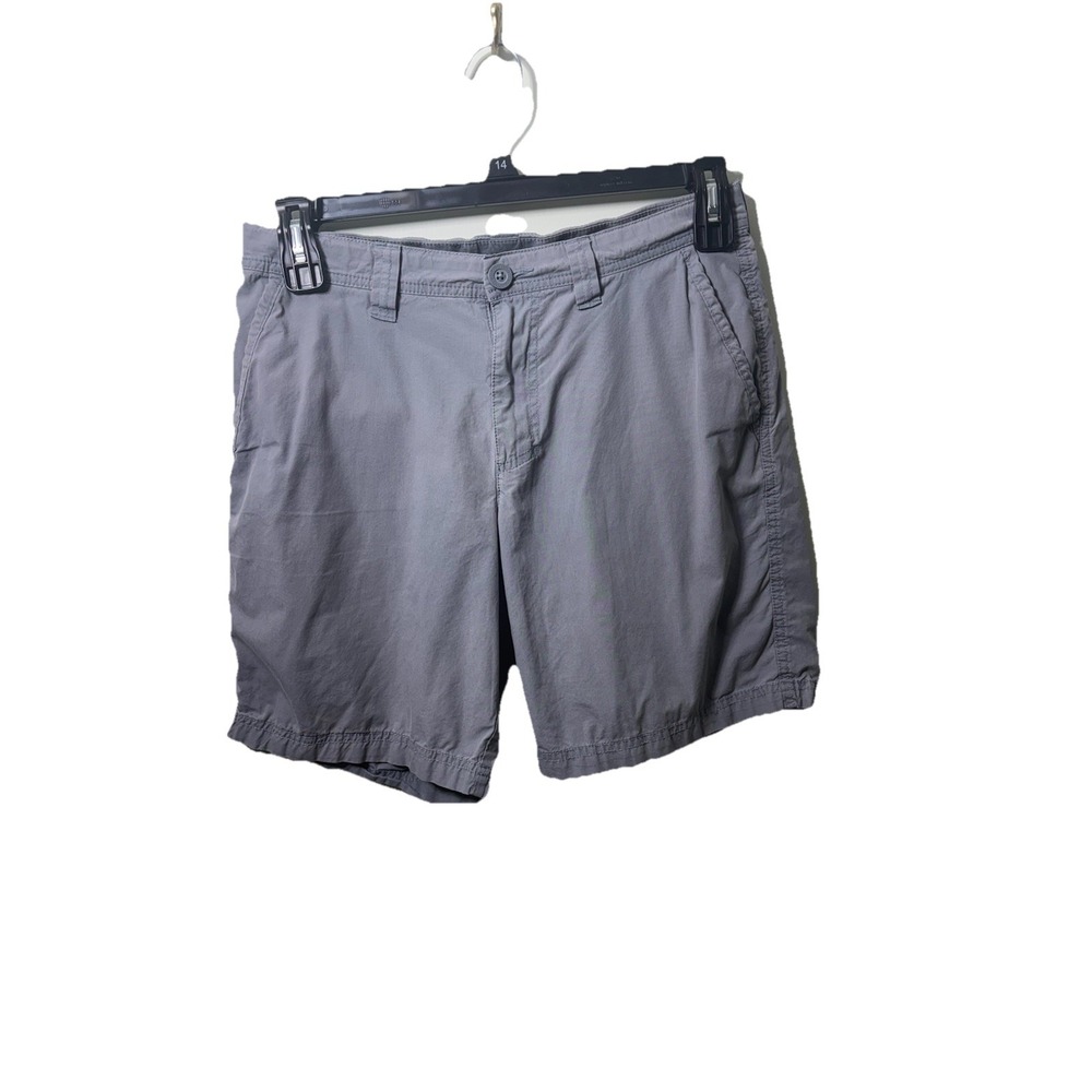 Columbia Mens Relaxed Fit Chino Shorts Size 30 Blue Gray Used